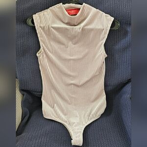 Akira Chicago Red Label Tan Body Suit